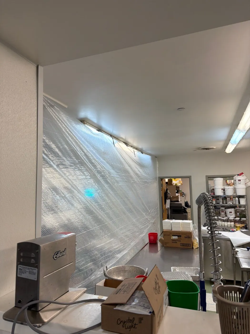 Large-scale water extraction in Pebble Brook business space